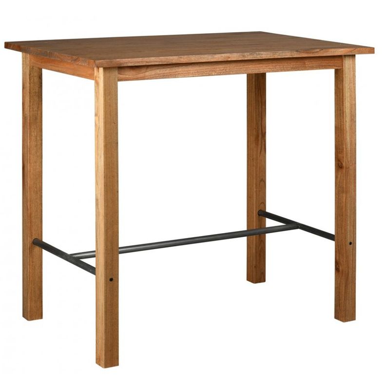 Table bar bois massif métal 150 cm MELBOURNE, Tables hautes / Mange-debout