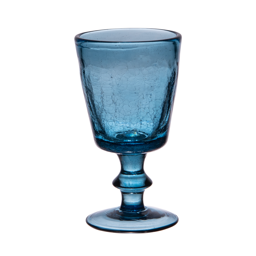 Verre à pied Lussan craquelé 17 cl (lot de 6), TABLE PASSION