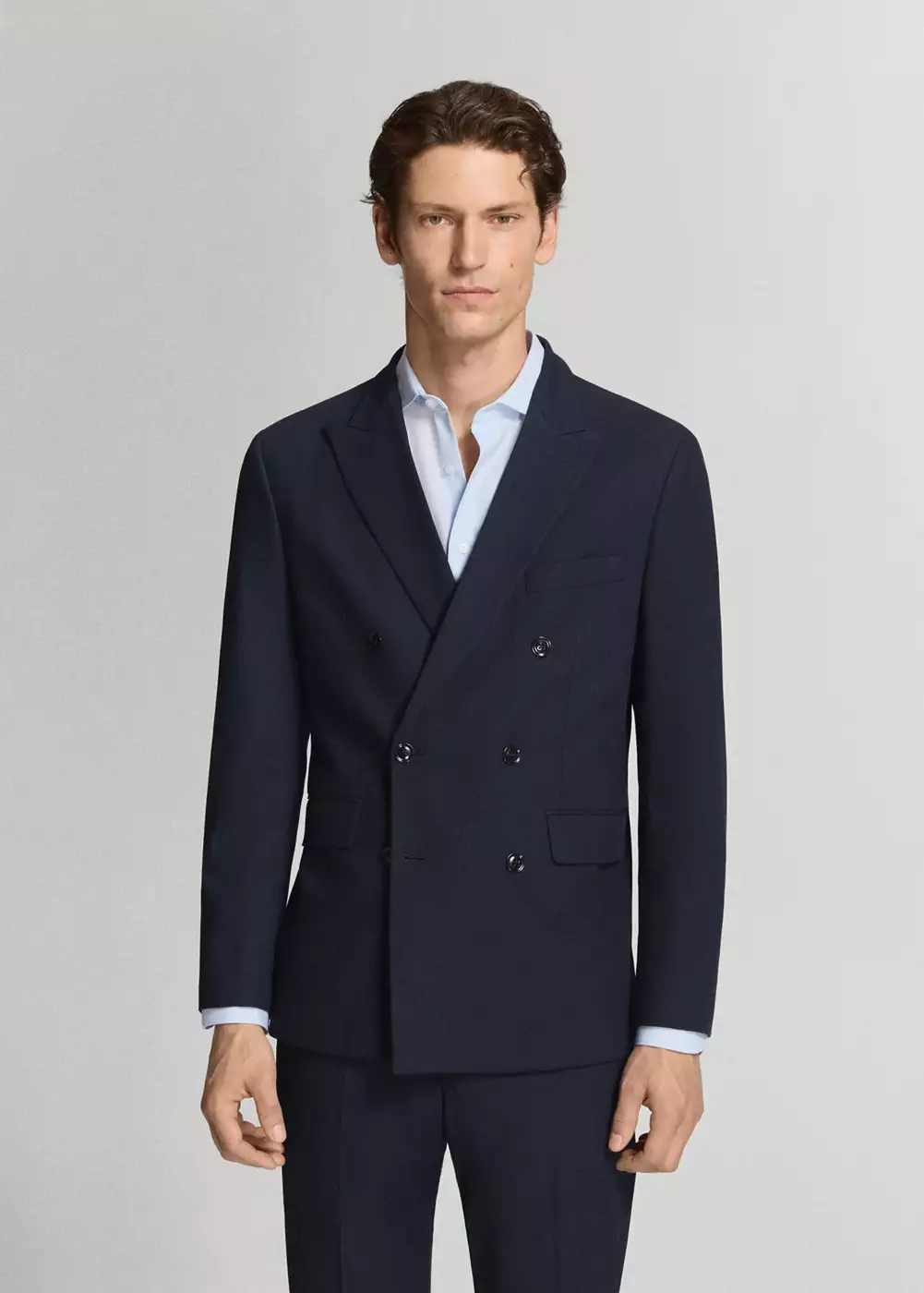 Veste de costume Monaco croisée slim-fit, MANGO MAN