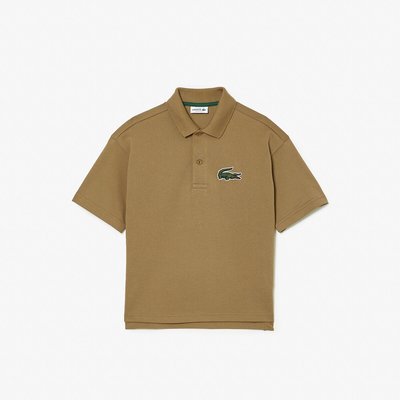 Embroidered Logo Polo Shirt in Cotton with Short Sleeves LACOSTE