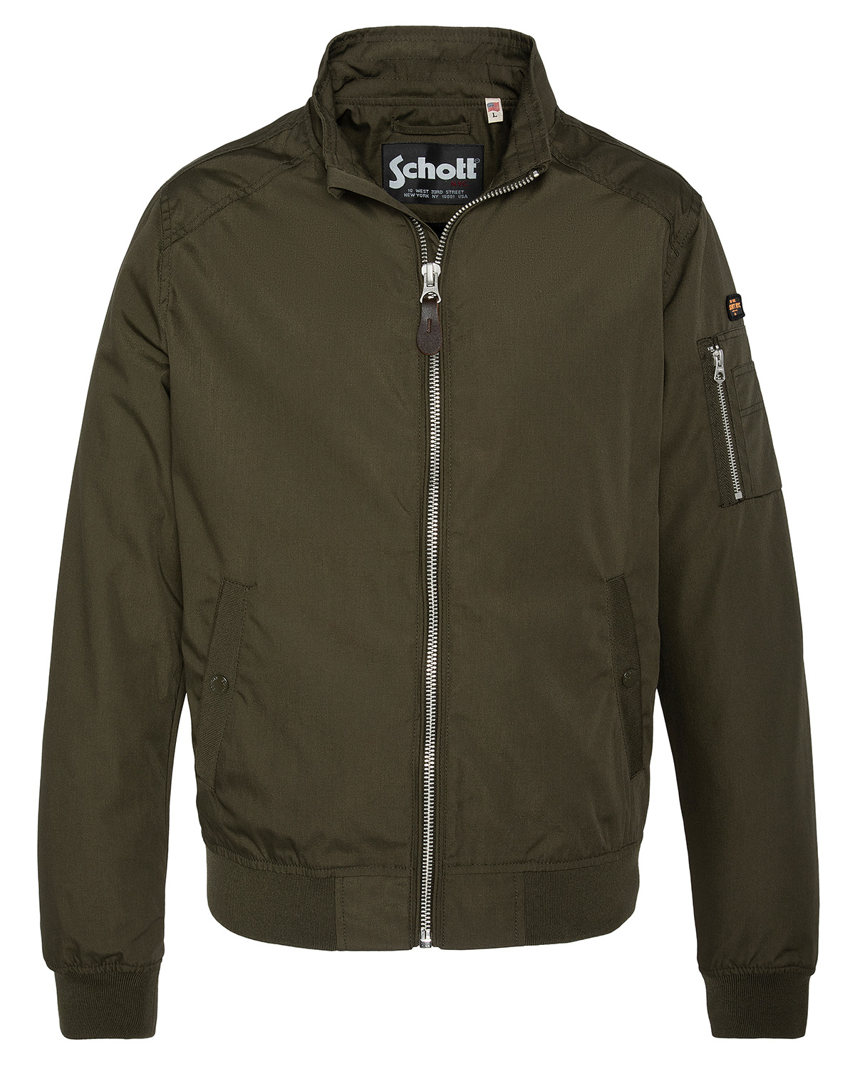 Blouson zippé col montant Kenny, SCHOTT