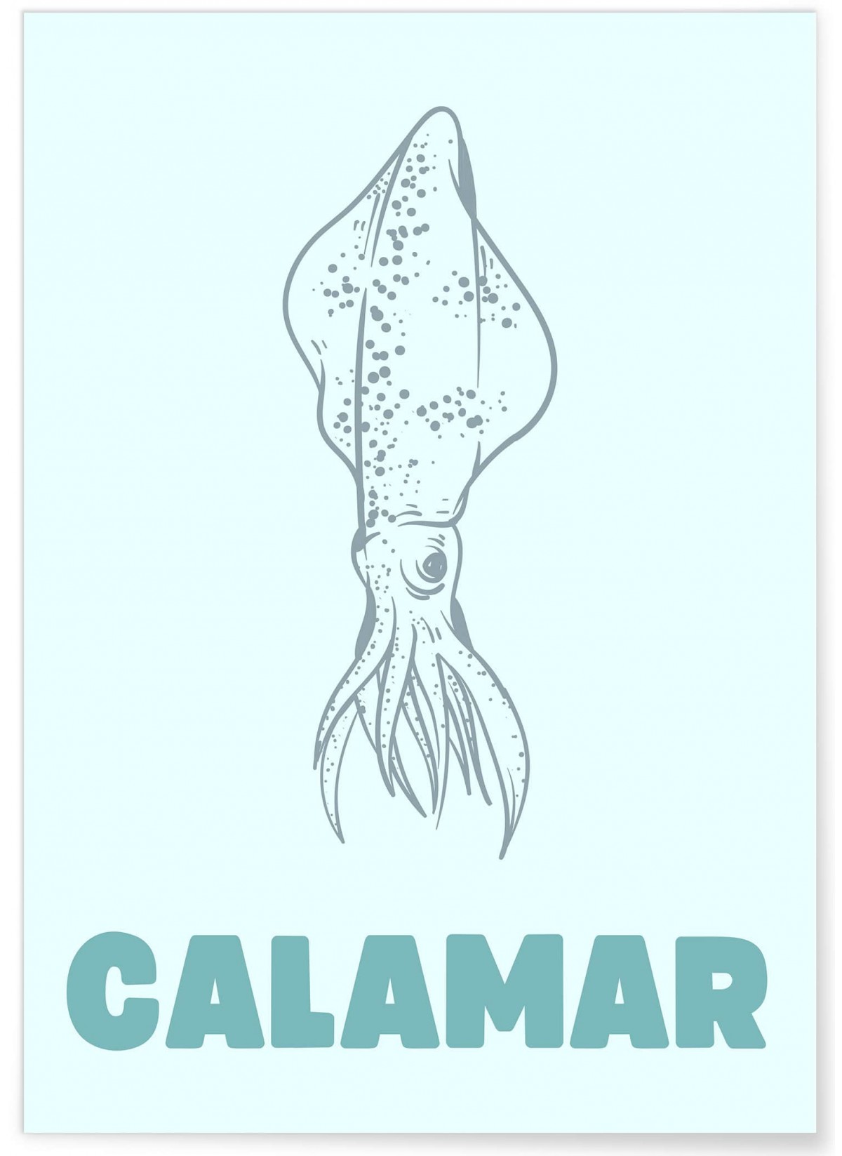 Affiche Calamar, L'AFFICHERIE