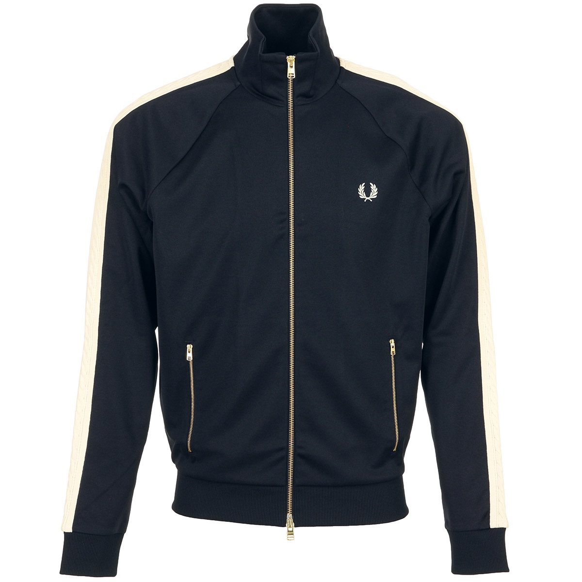 Veste sportswear CABLE TAPED TRACK JACKET, FRED PERRY