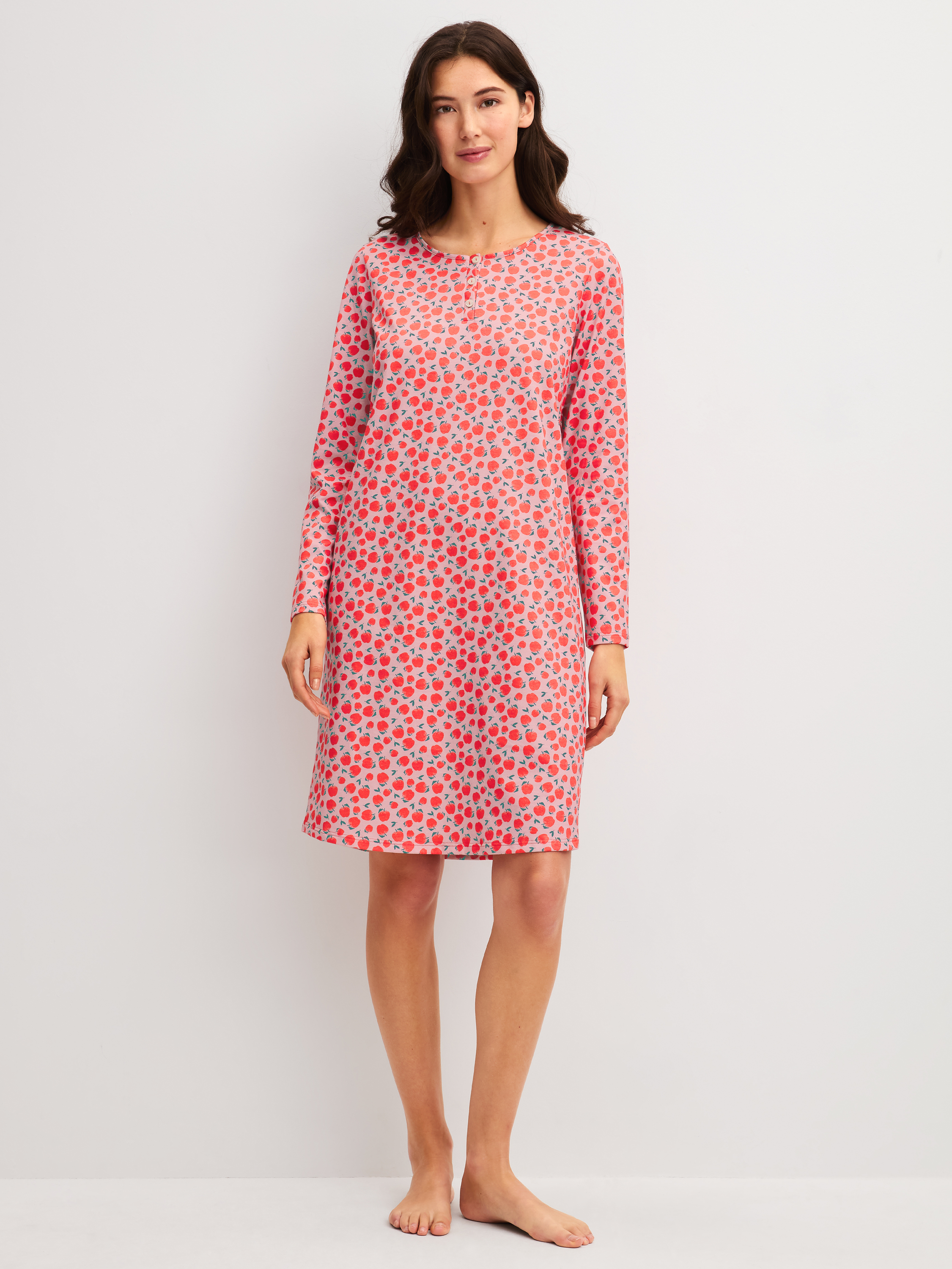 Chemise de nuit manches longues Coton MYSTIC NIGHTS, CALIDA