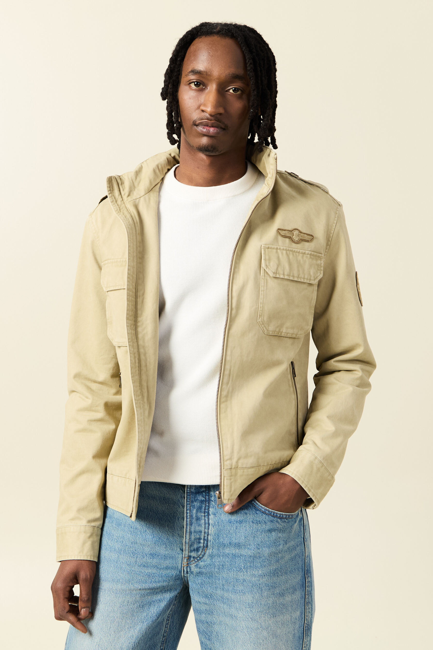 Blouson style biker zippé, BONOBO