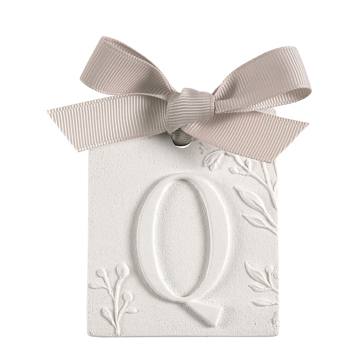 Décor parfumé lettre Q - Voile de Lin, MATHILDE M