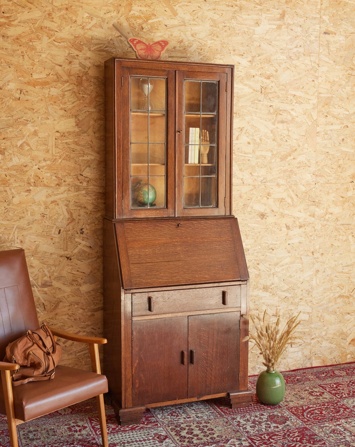 Secrétaire en bois Honoré N°180 - Bon état, DEBONGOUT