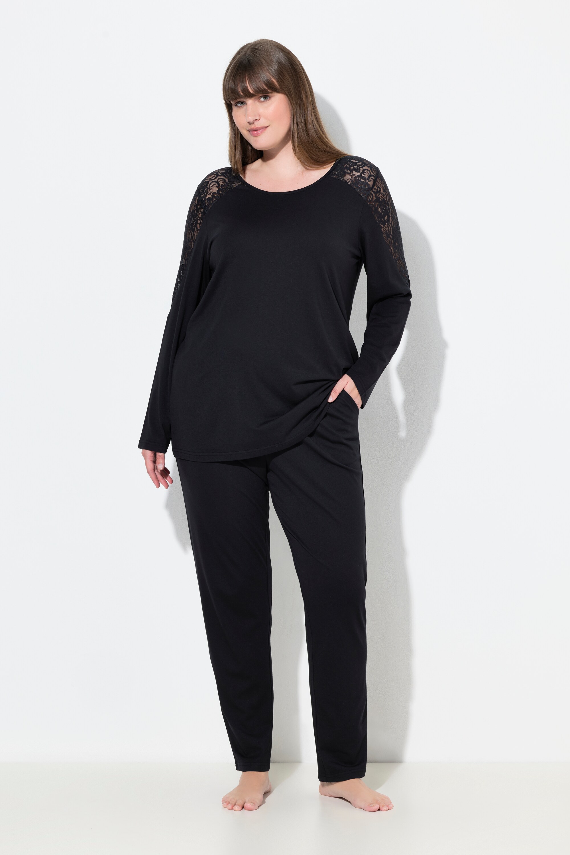 Pyjama avec dentelle, ULLA POPKEN