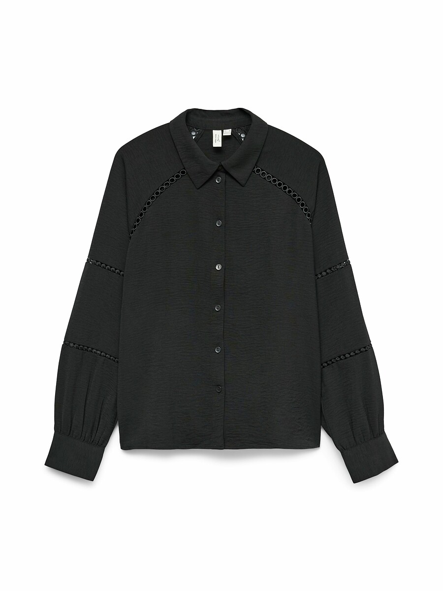 Loose Fit Blouse with Openwork Details, VERO MODA