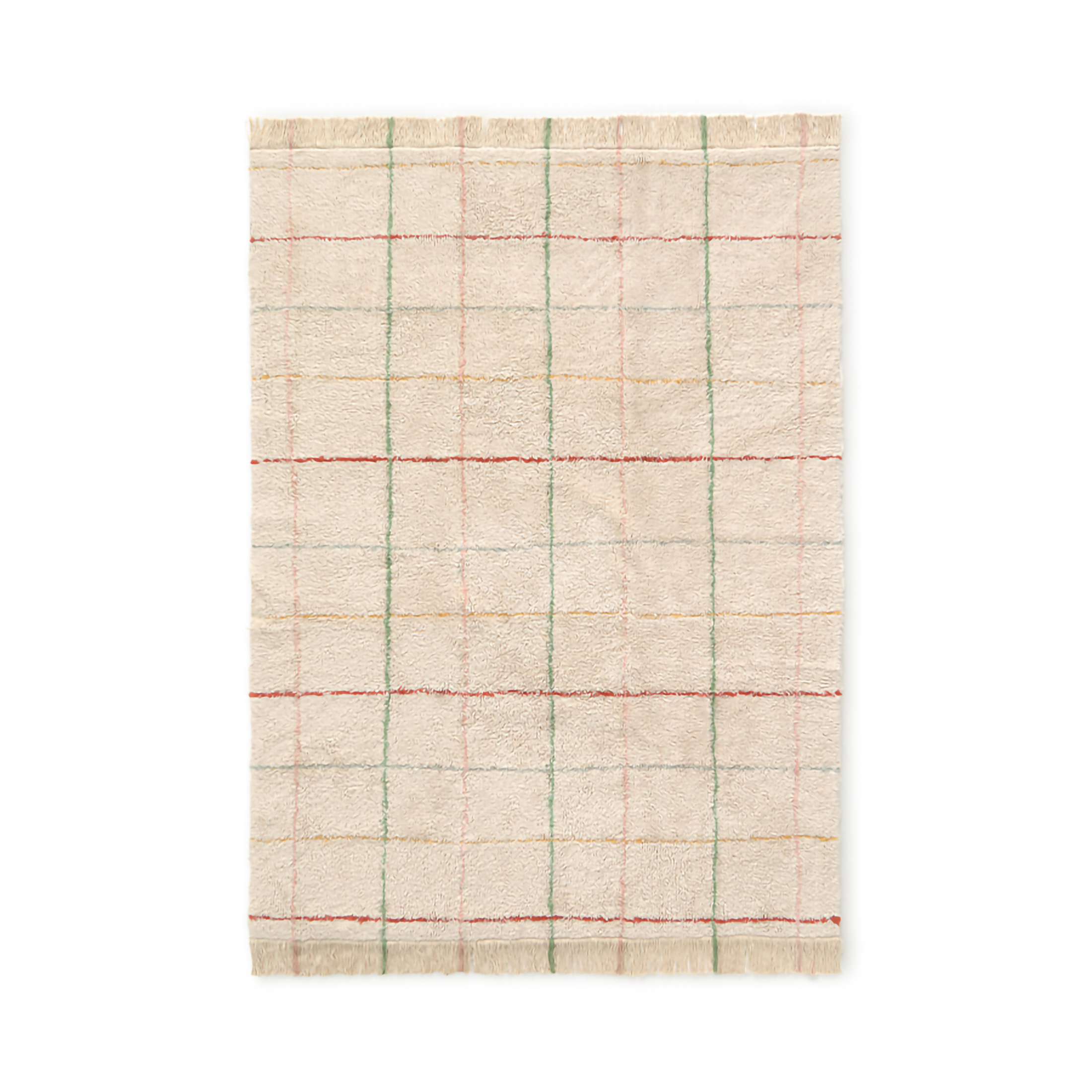 Tapis enfant en coton Color Lines GROWING UP ON A FARM, LORENA CANALS