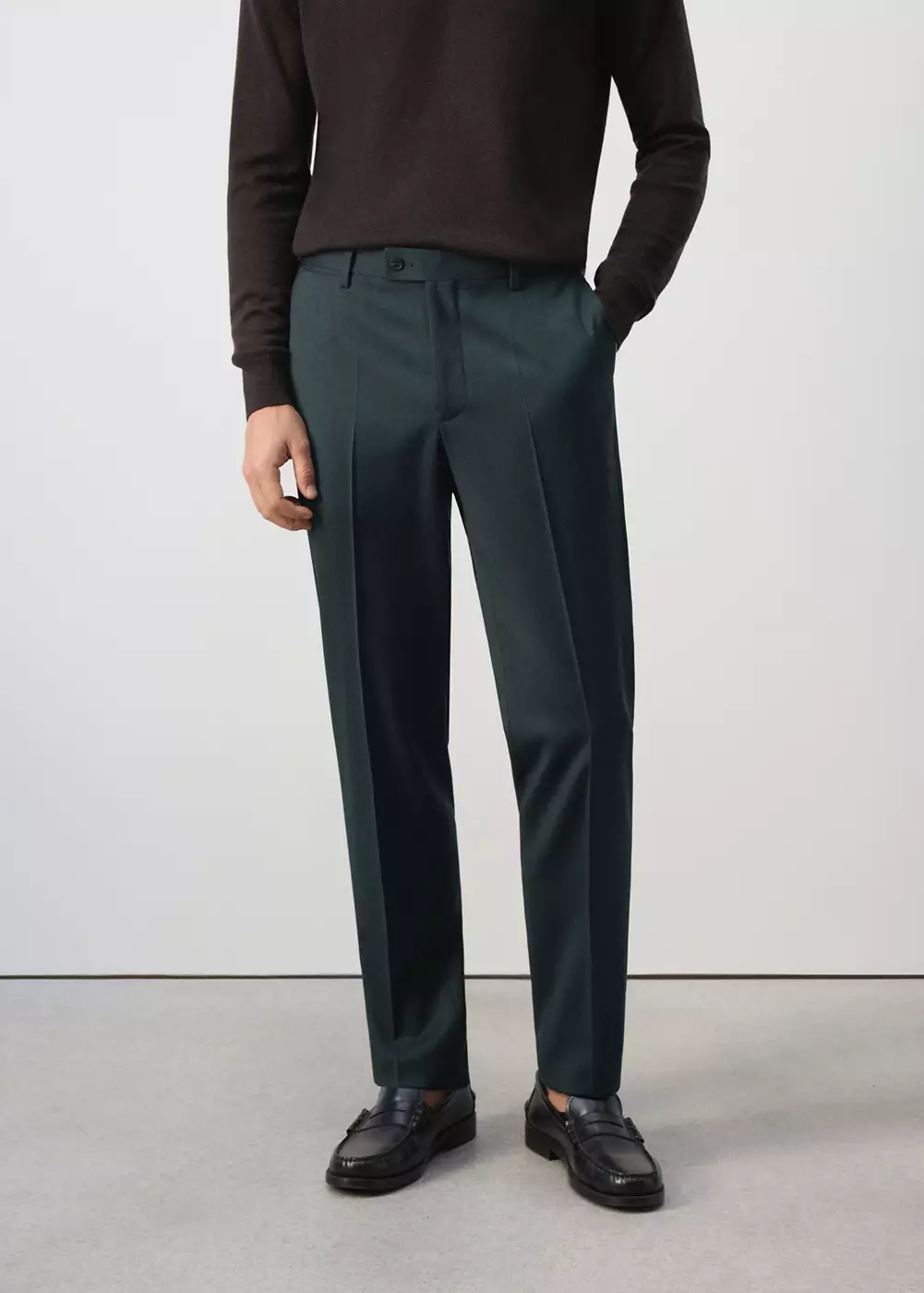 Pantalon costume Turín 100 % laine, MANGO MAN