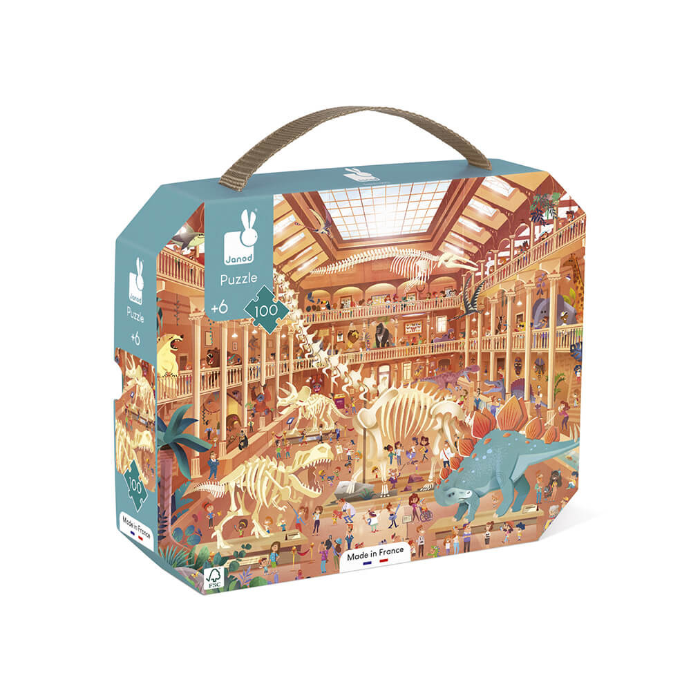 Puzzle Musée Histoire Naturelle 100 Pièces, JANOD