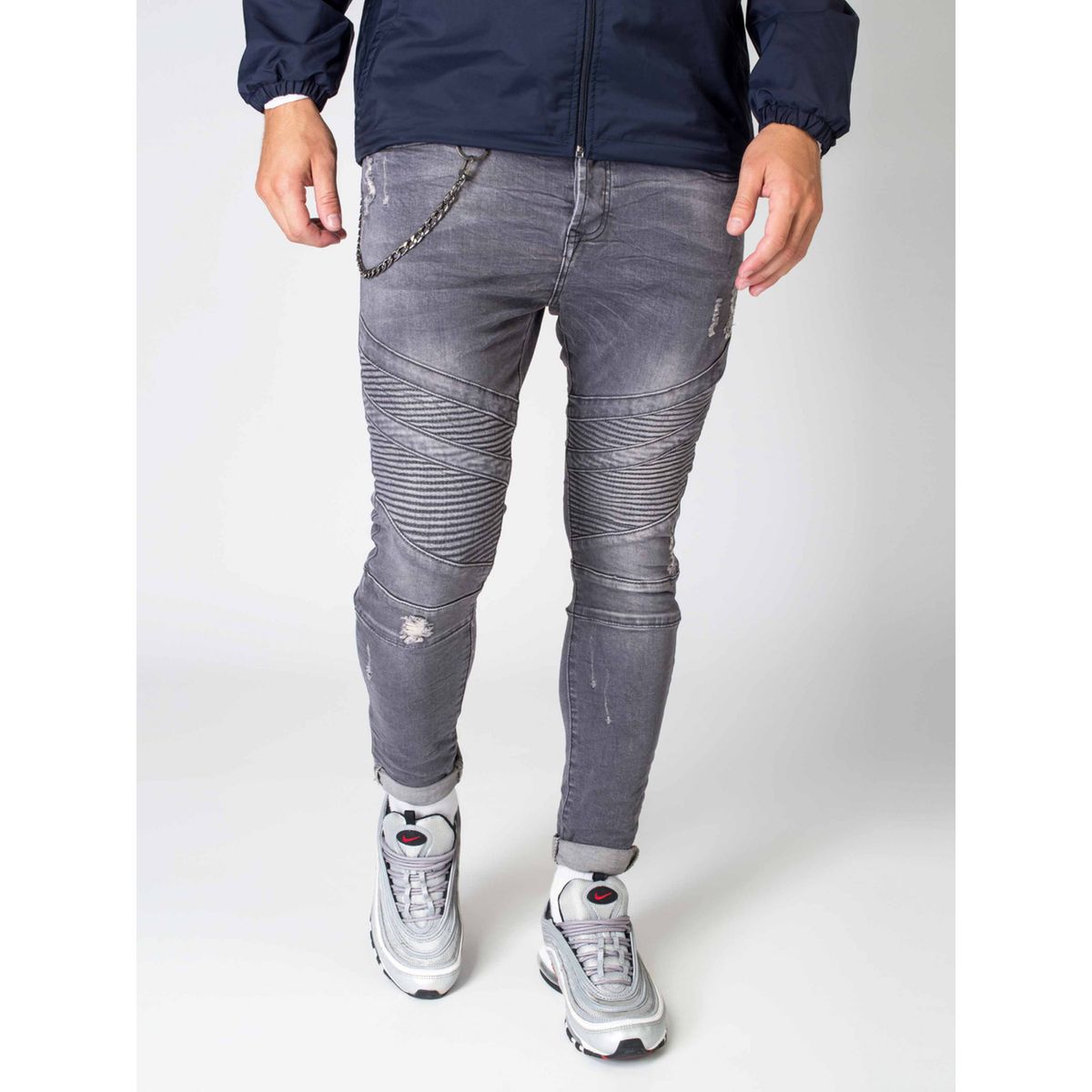 Jean homme gris clearance clair