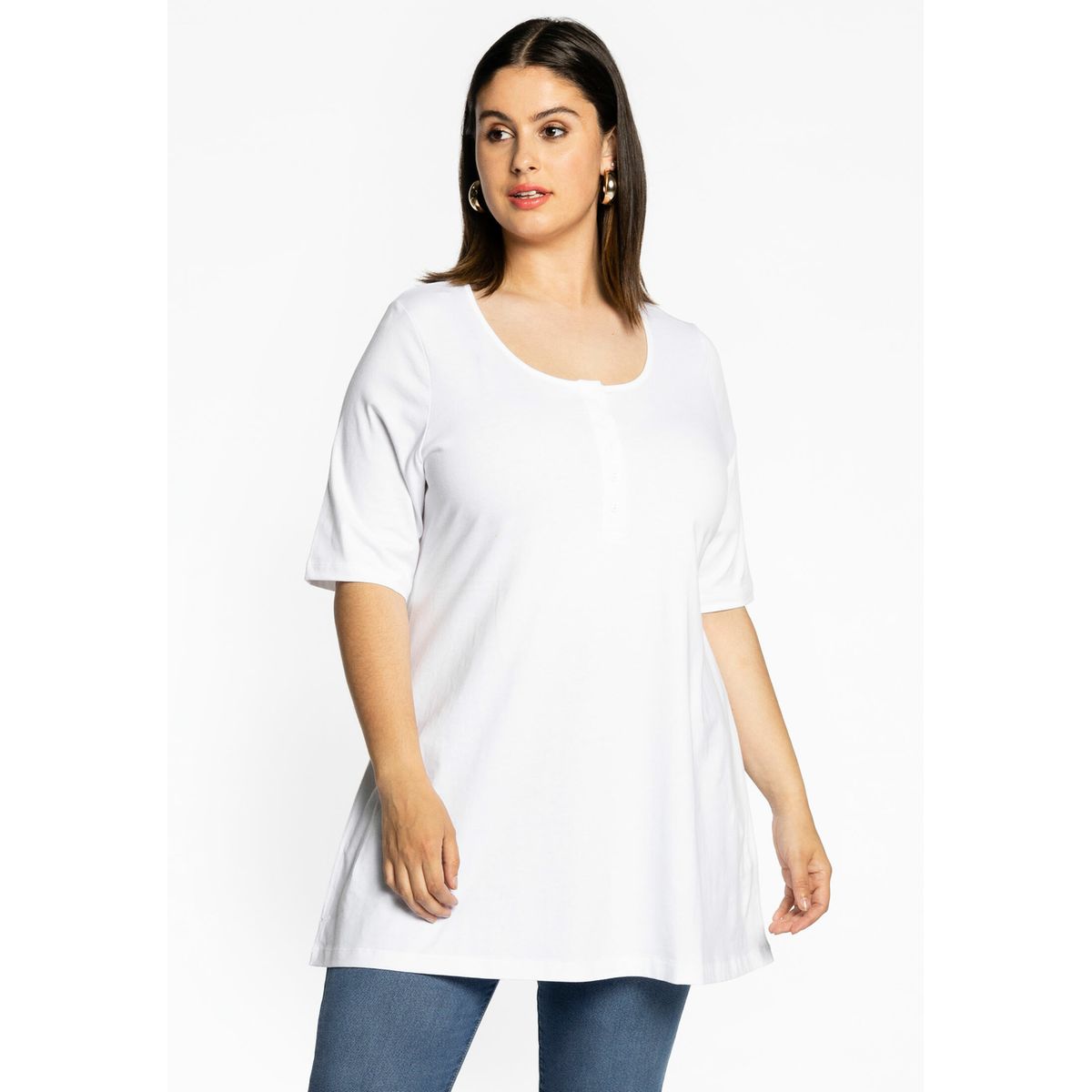 Tunique blanche grande taille new arrivals