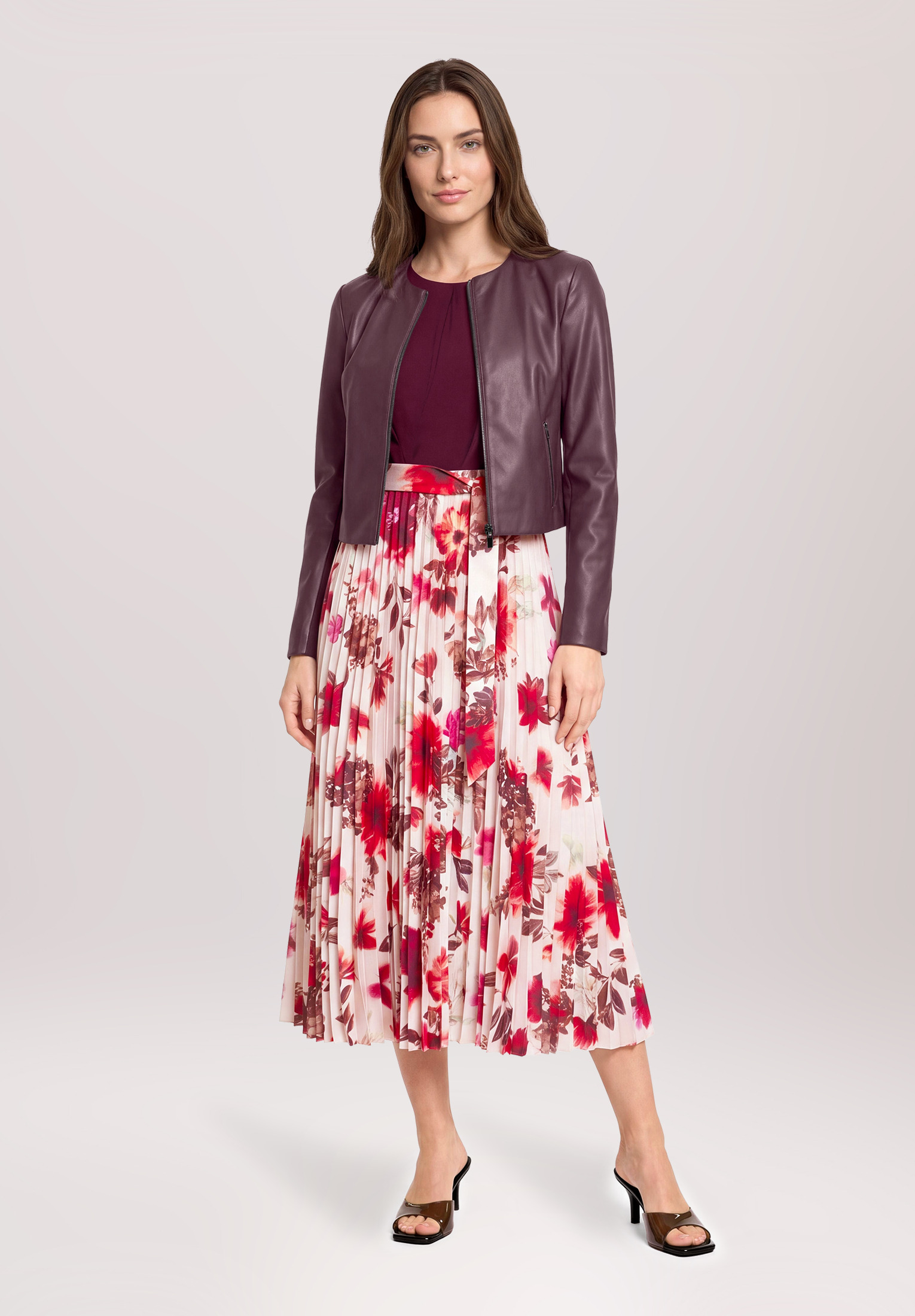 Robe de cocktail à plis, VERA MONT