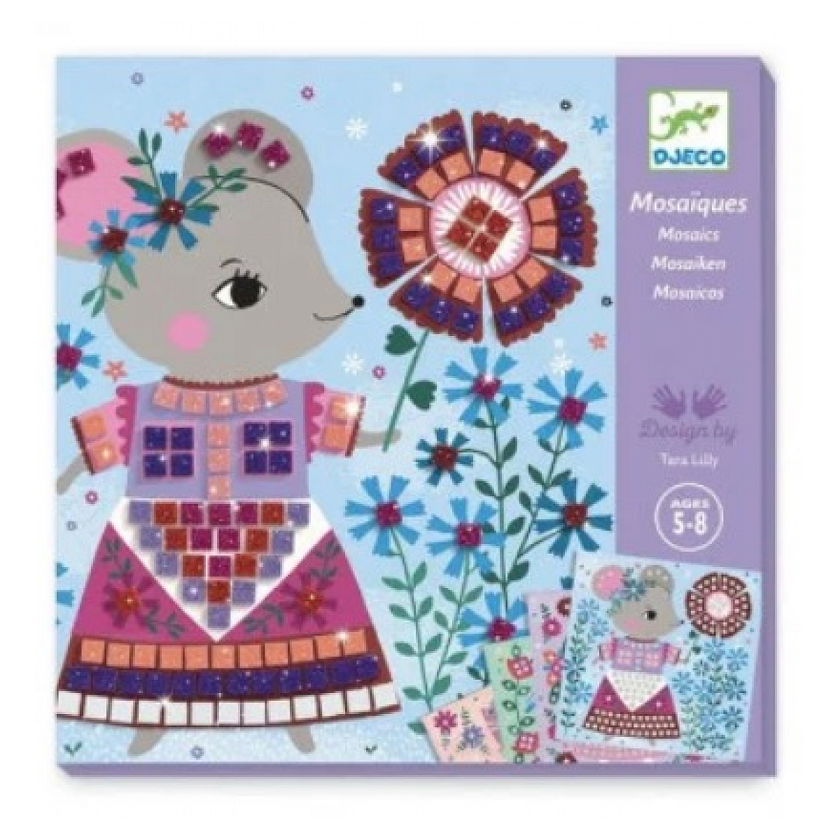Collages Mosaiques Lovely pets, DJECO