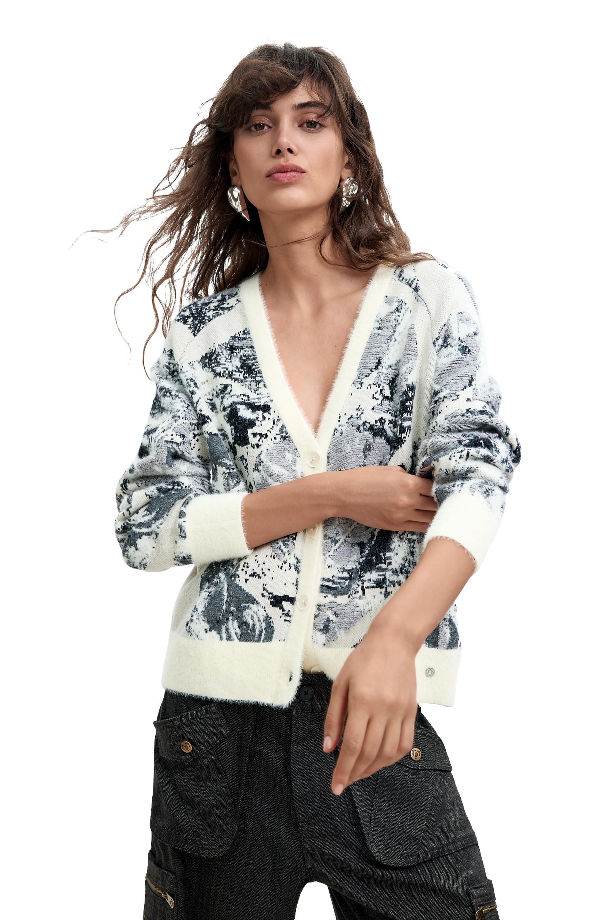 Pull jacquard M. C. Lacroix, DESIGUAL