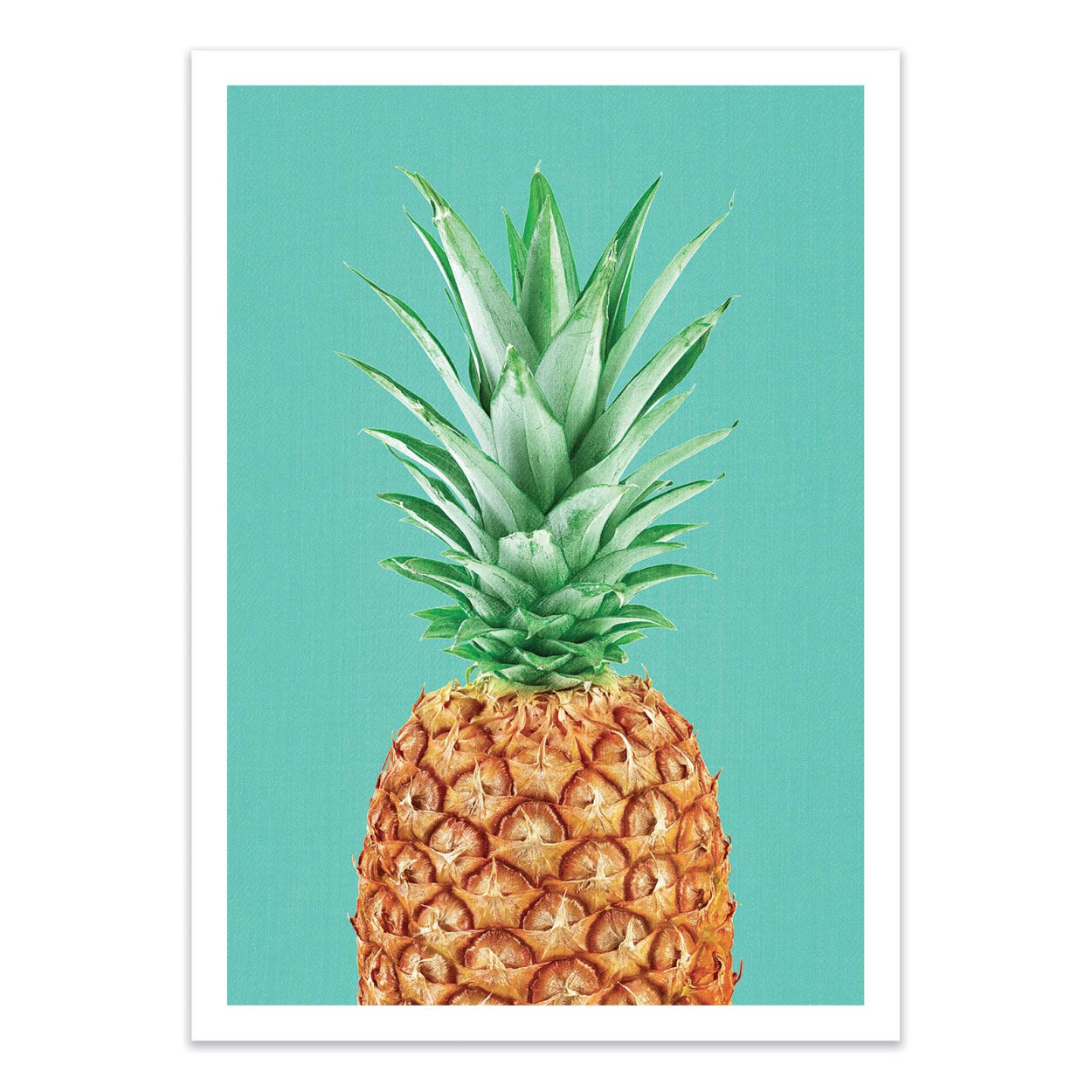 Affiche d'art - Pineapple in blue - Gal Design, WALL EDITIONS