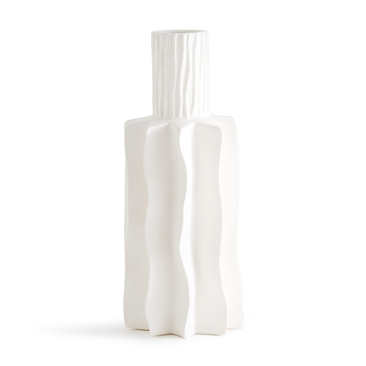 Polia H37cm Matte Ceramic Bottle Vase
