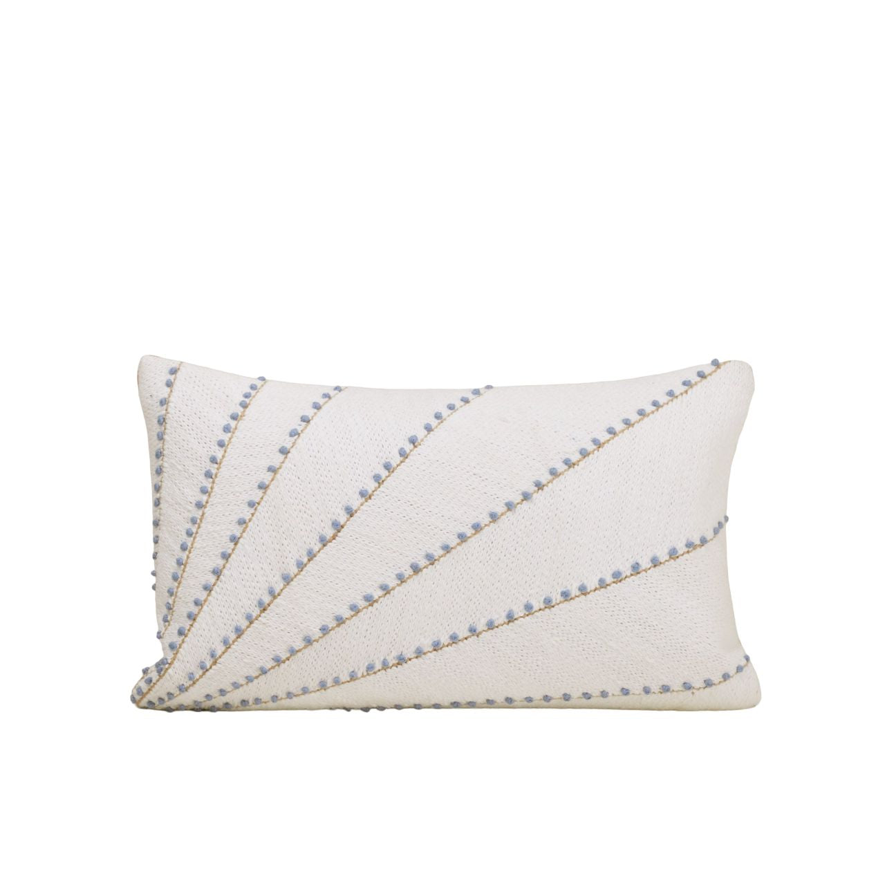 Housse De Coussin en Broderie de coton texturée OCEANA, MADURA