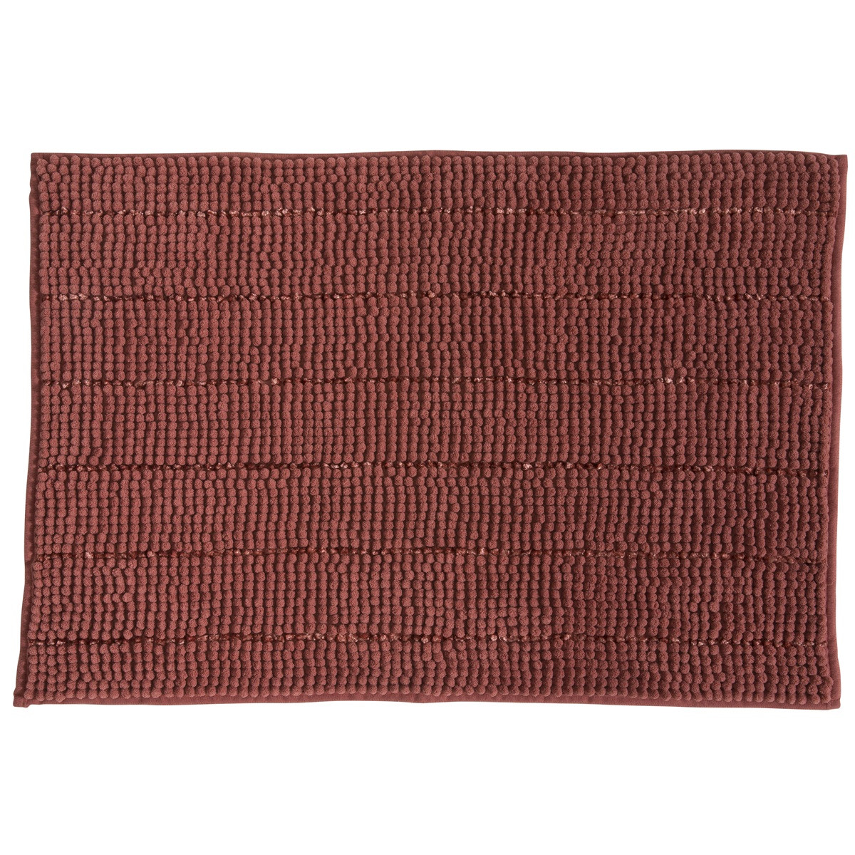 Tapis de bain chenille 50x70 uni STRIPY, GUY LEVASSEUR