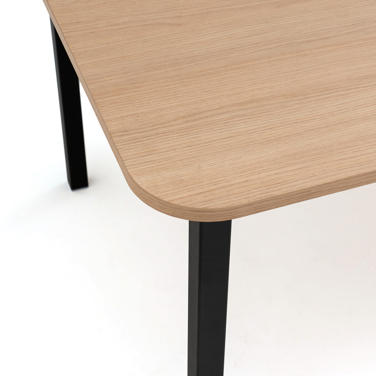 Product photograph of Ryta Oak Melamine Table Seats 8 from La Redoute UK