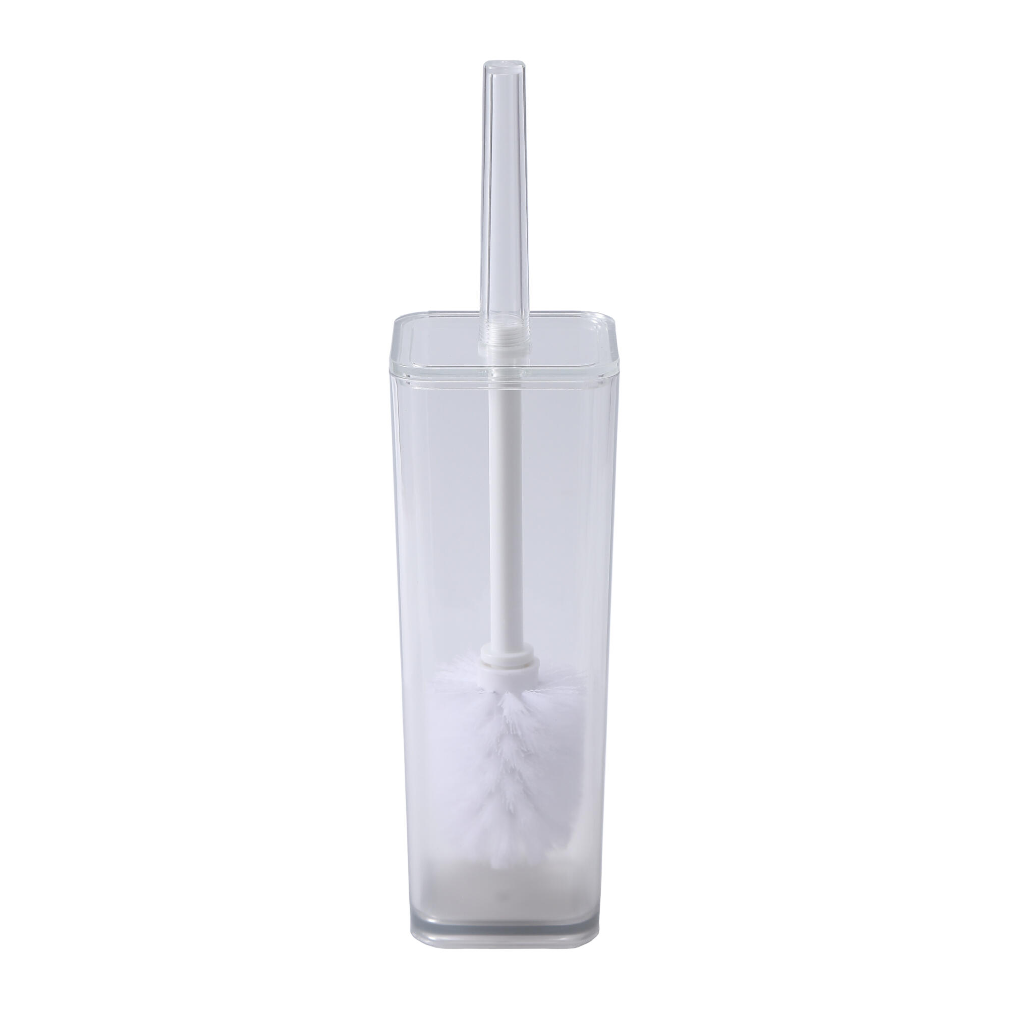 Brosse WC avec pot transparent, CLAIRE, SENSEA