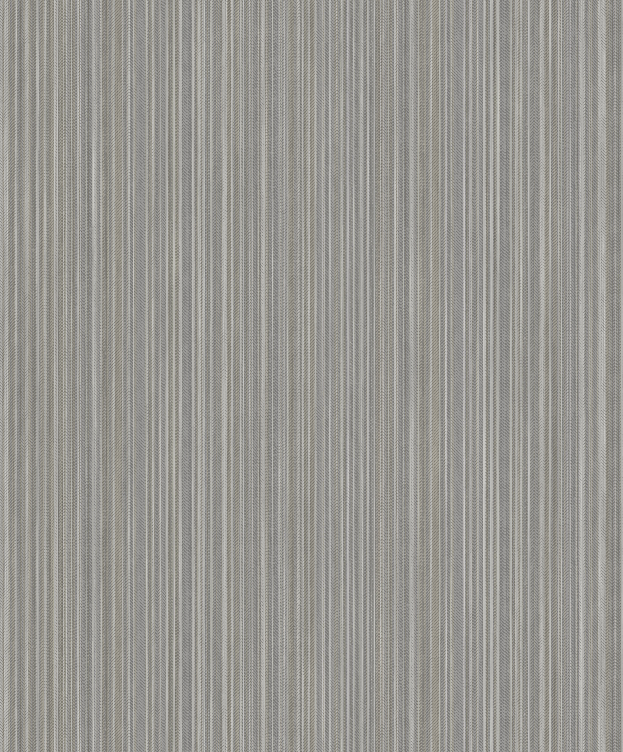 Papier peint rayures fines tissées gris argenté, HEXOA