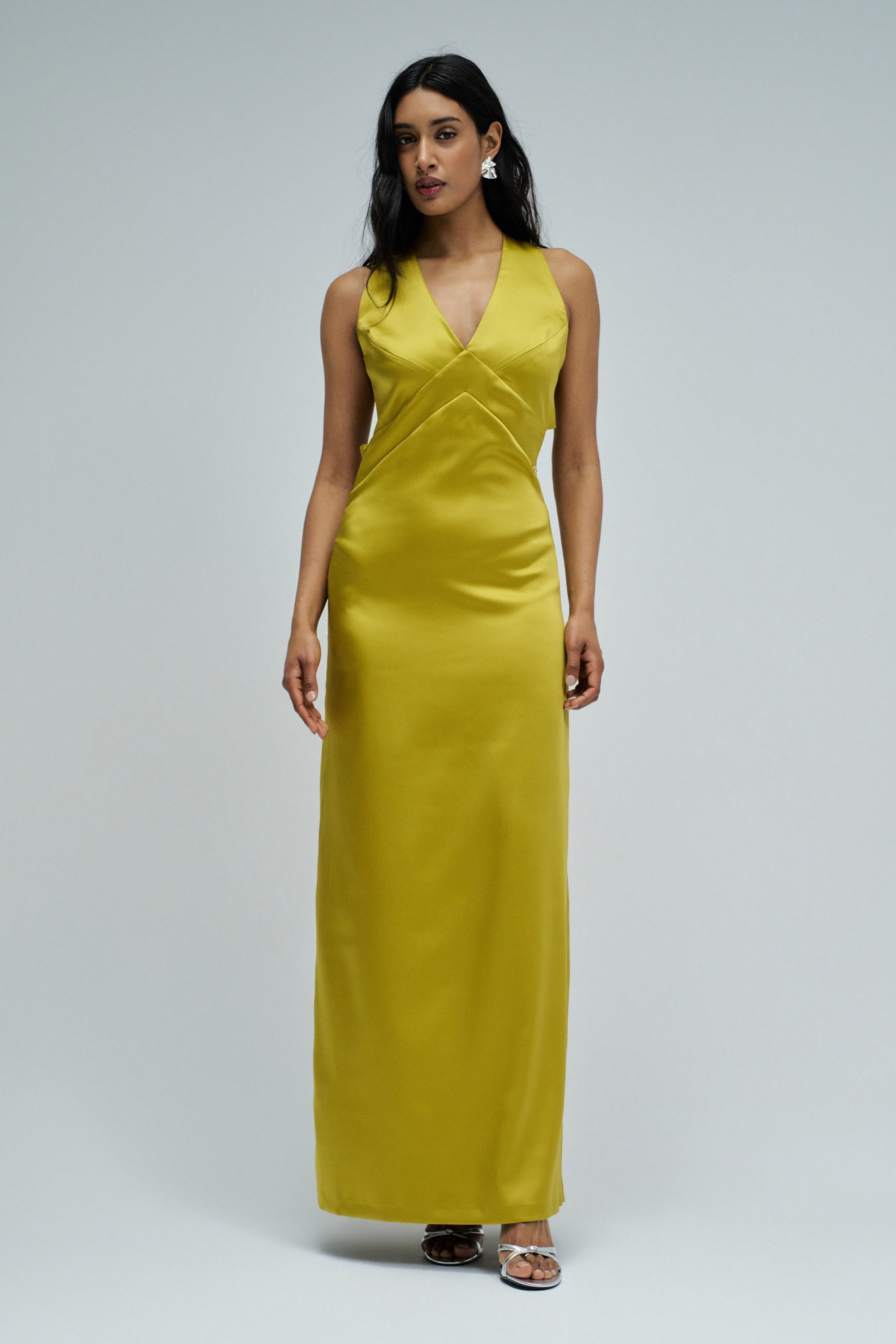 ROBE SATINÉE LONGUE, SALSA JEANS
