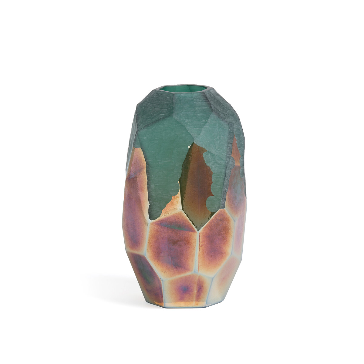 Opale Glass Vase, H27.5cm