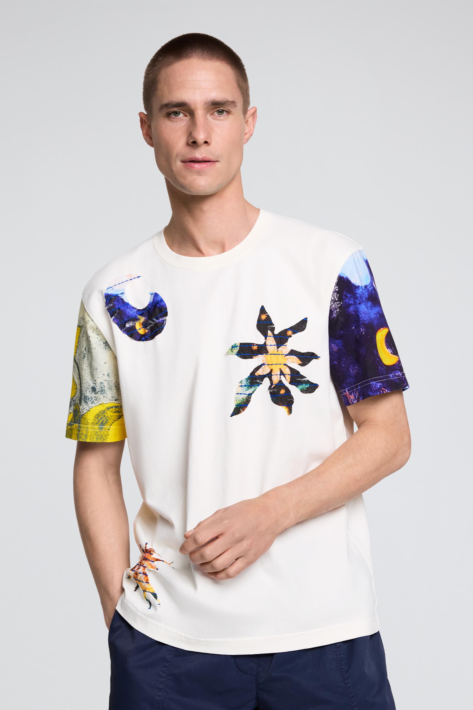 T-shirt imprimé cosmos, DESIGUAL