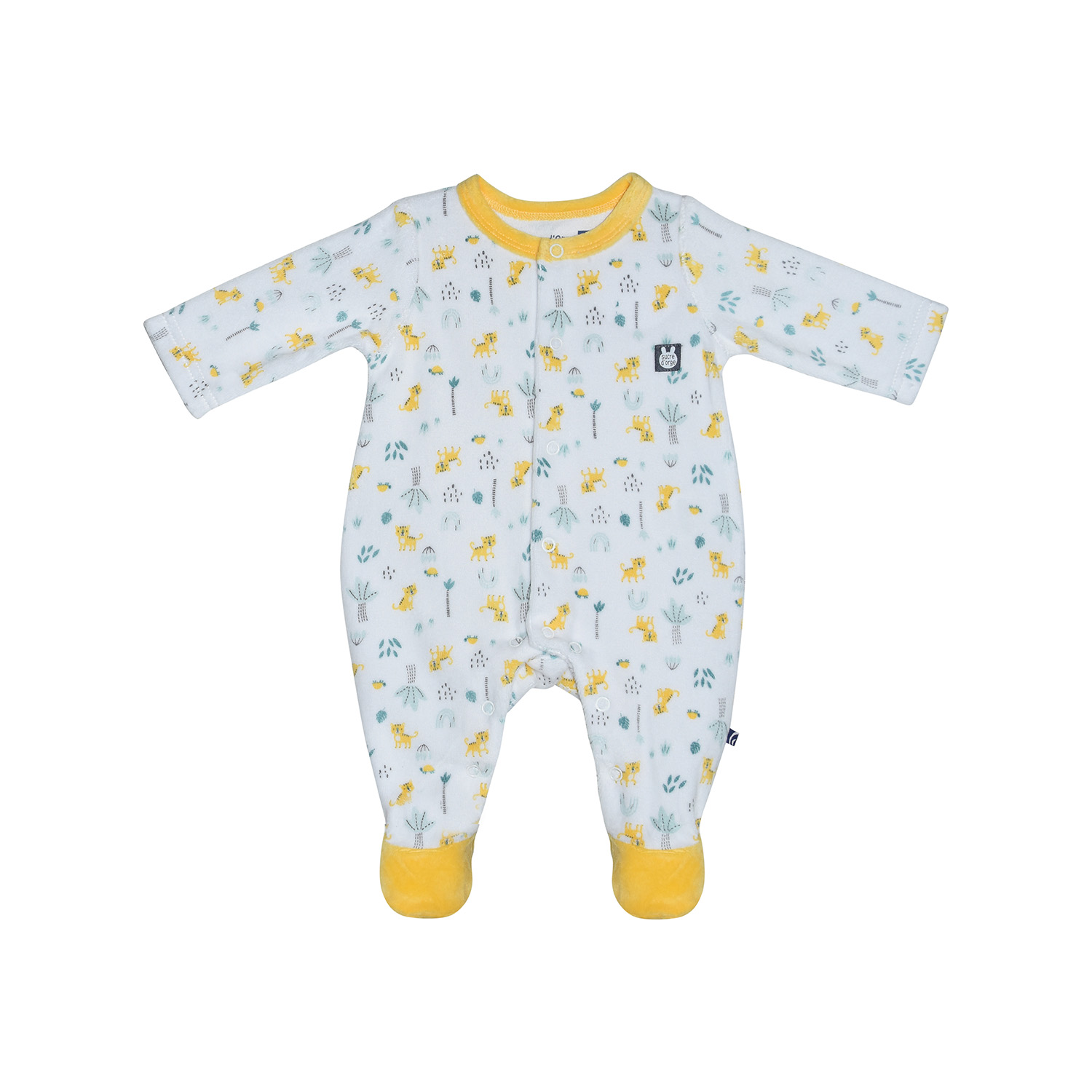 Dors bien gerry velours rase ouverture devant naissance, SUCRE D'ORGE