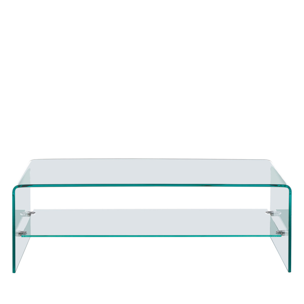 Table basse double plateau en verre L110cm- NIDO, DRAWER