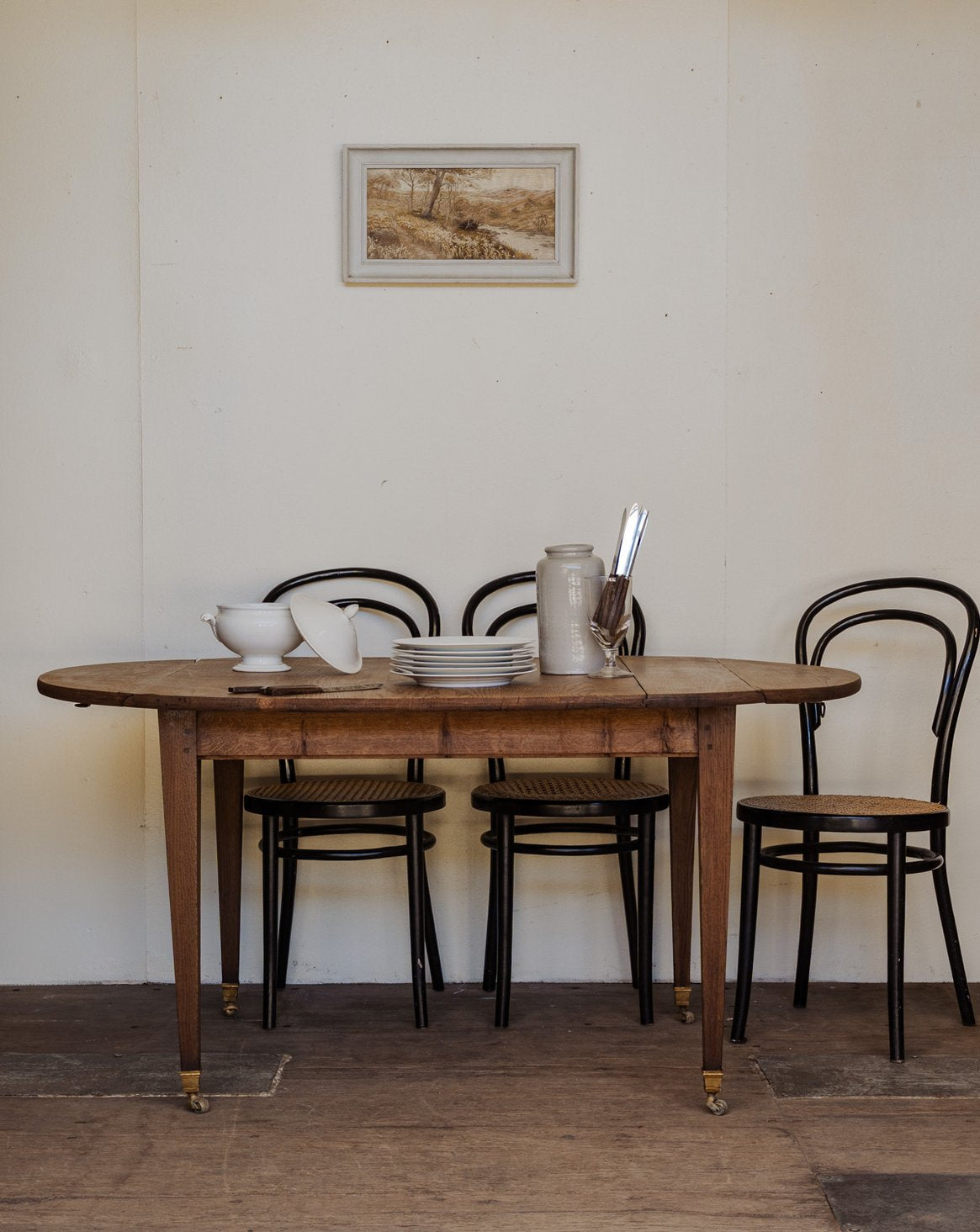 Table à manger en bois Romy N°674 - Bon état, DEBONGOUT
