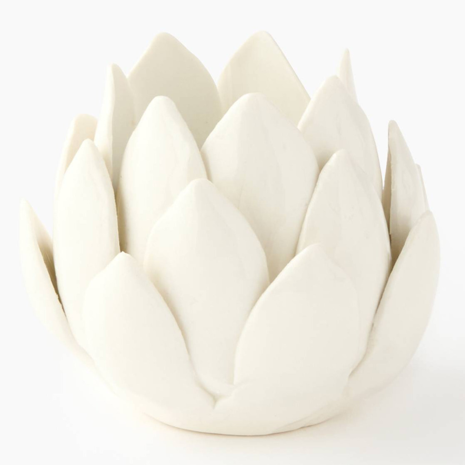 Petit bougeoir, effet barbotine, en céramique, MONOPRIX