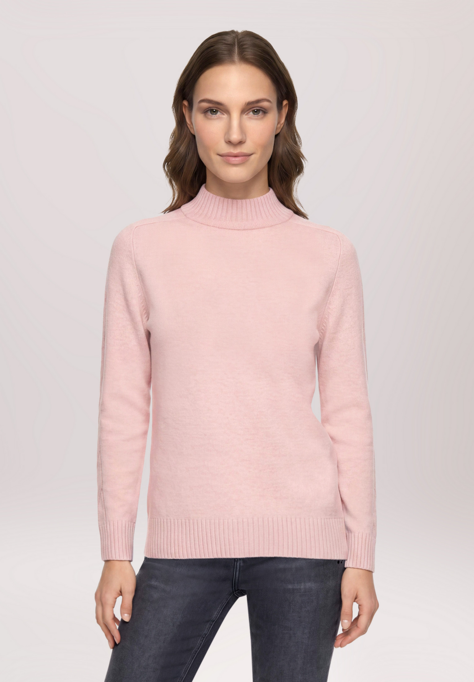 Pull-over en maille à col droit, BETTY BARCLAY