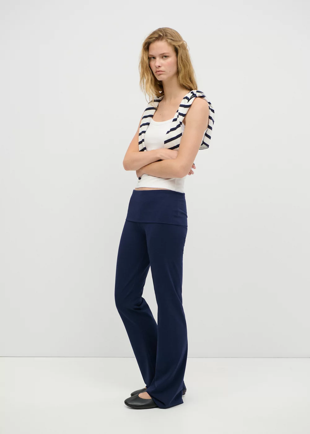 Leggings taille retournée, MANGO TEEN