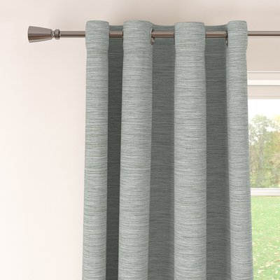 Textured Soft Brushed Lined Eyelet Pair of Curtains SO'HOME