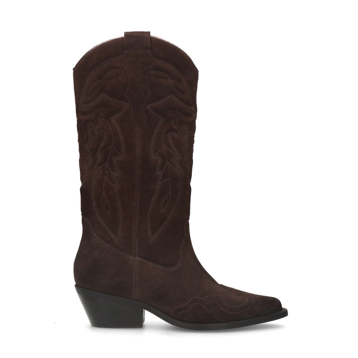 Bottes daim marron femme La Redoute