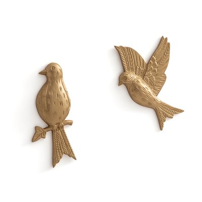 Set of 2 Strakaza Brass Decorative Birds LA REDOUTE INTERIEURS