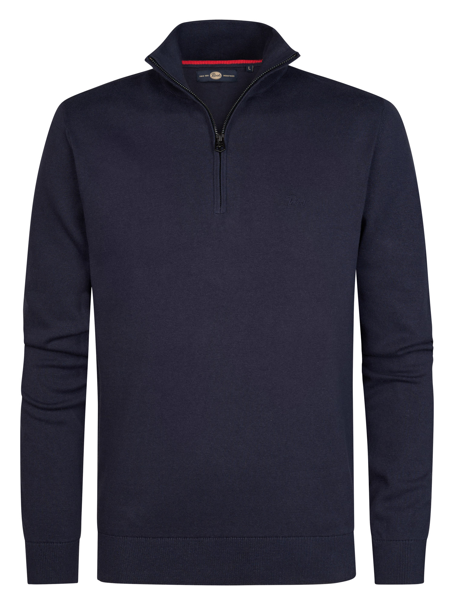 Pull col zippé en maille fine millstone, PETROL INDUSTRIES