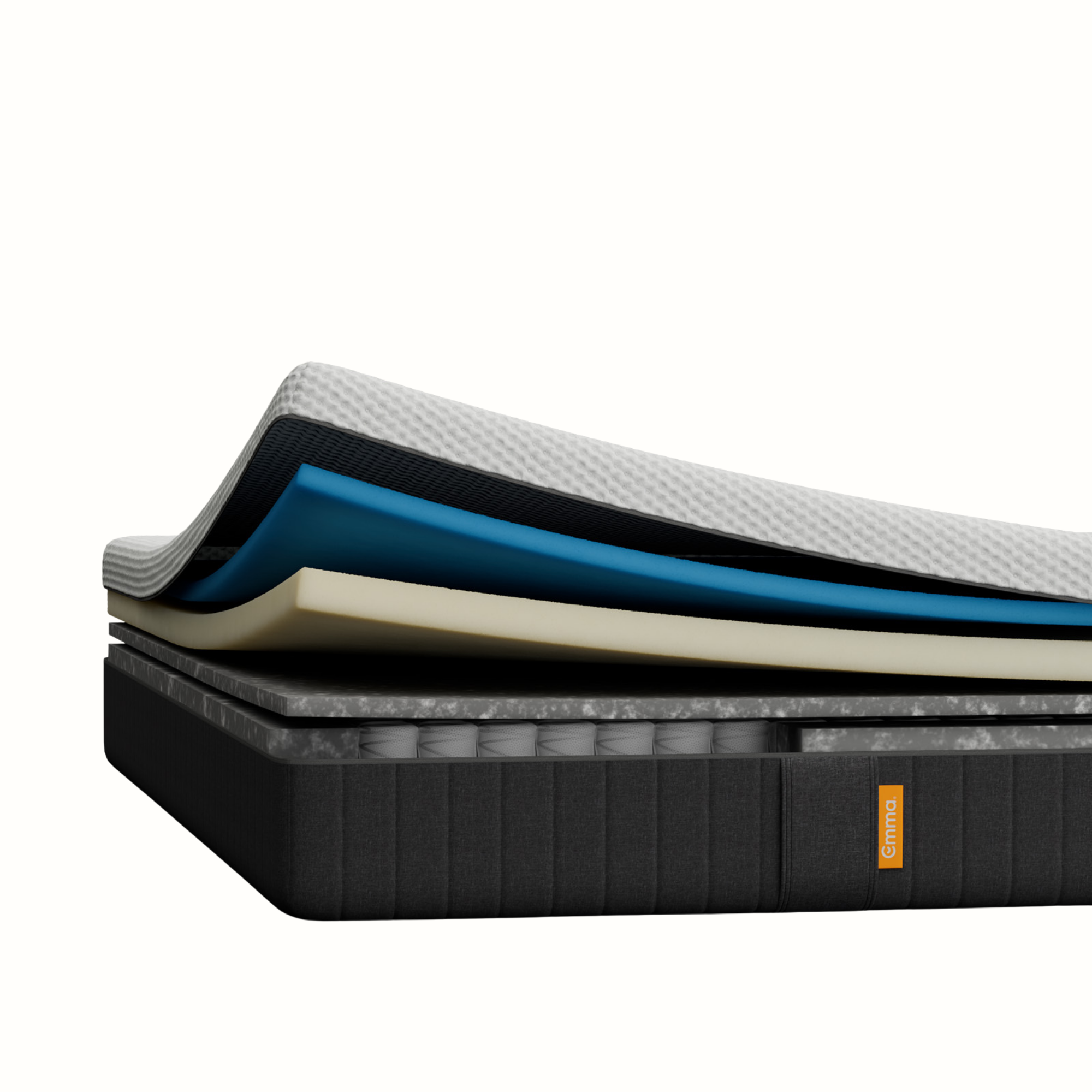 Matelas Original 160x200 cm Edition 2026 | Mémoire de Forme + Ressorts, EMMA
