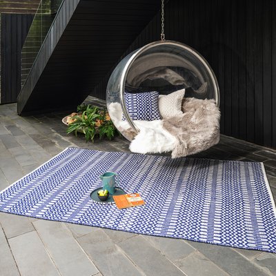 Geometric Patterned Eco Friendly Indoor/Outdoor Rug SO'HOME