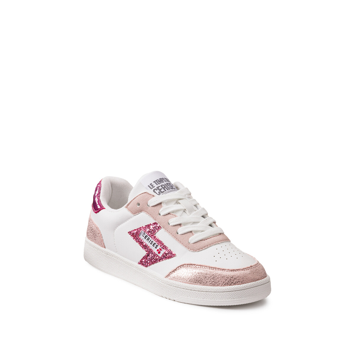 Flash trainers white pink Le Temps Des Cerises La Redoute
