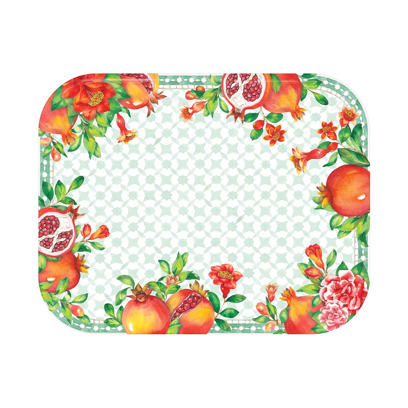 Plateau rectangulaire mélamine Seville 33 x 26 cm, LES JARDINS DE LA COMTESSE