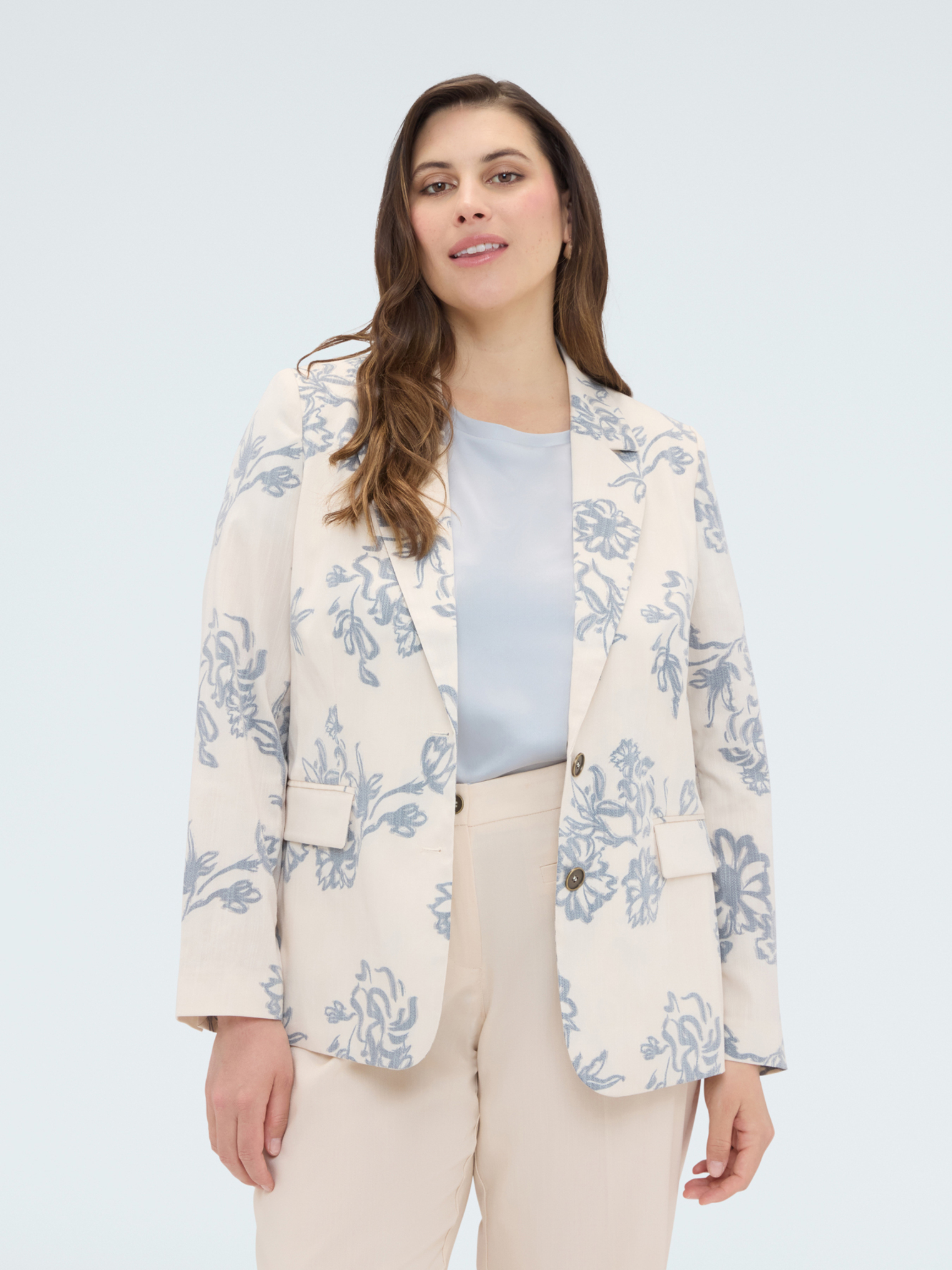 Blazer à imprimé floral, FIORELLA RUBINO