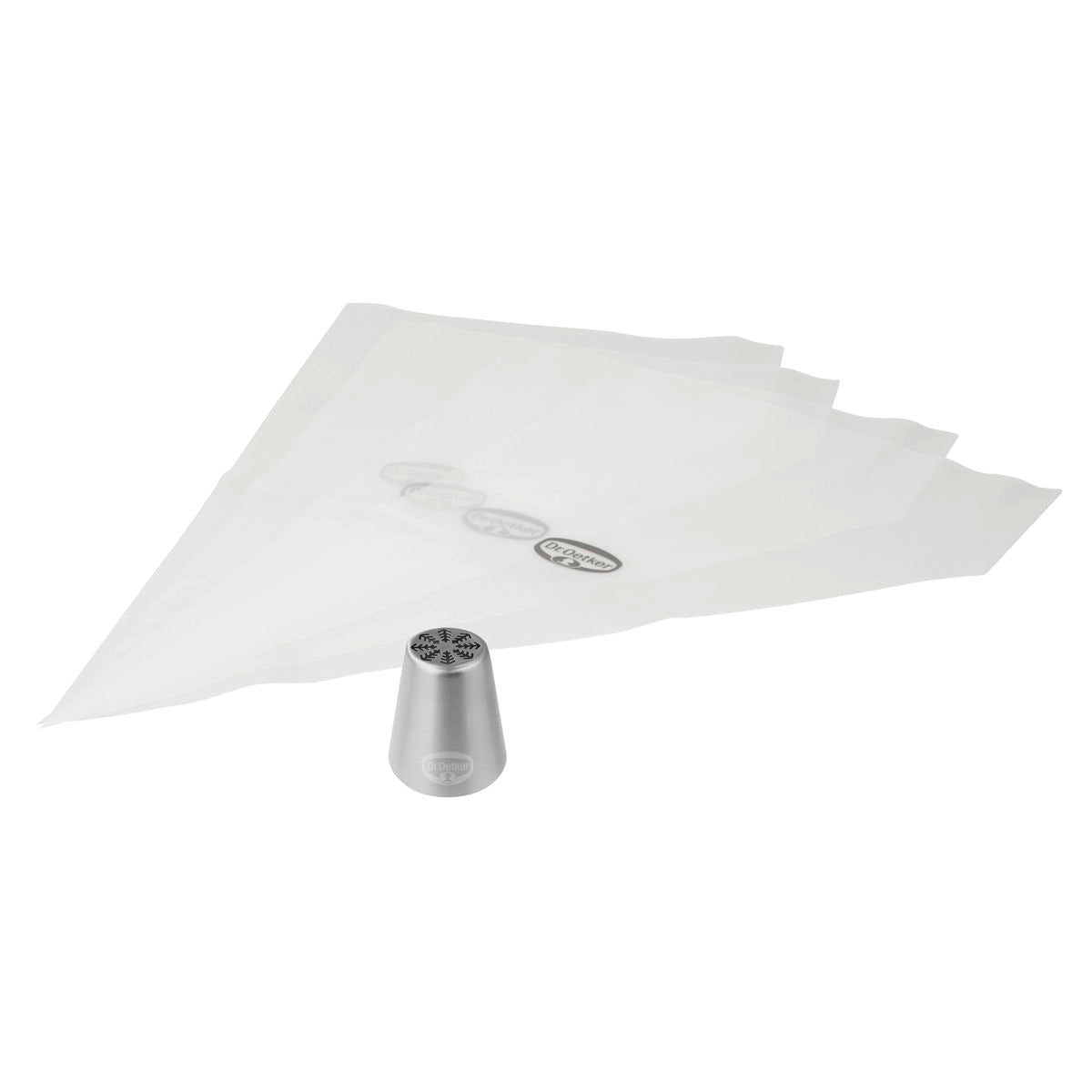 4 poches douille embout cristal BAKER EDITION, DR OETKER