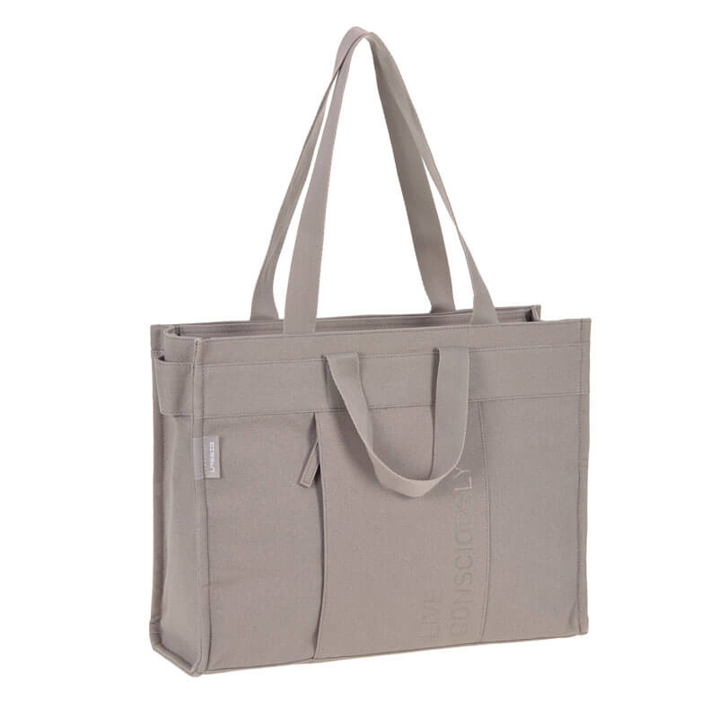 Sac à langer Tote up Taupe, LASSIG