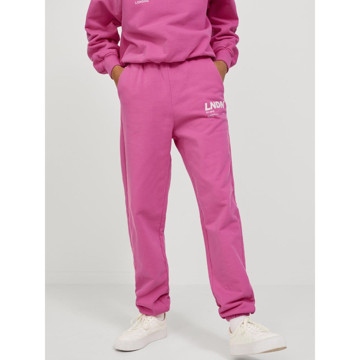 Ensemble pyjama pantalon velours côtelé rose pastel femme grande taille