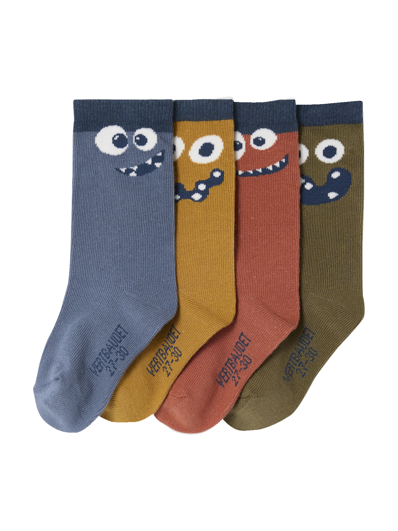 Lot de 4 paires de chaussettes "monstres", VERTBAUDET